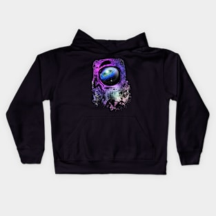 Astronaut in Universe Kids Hoodie